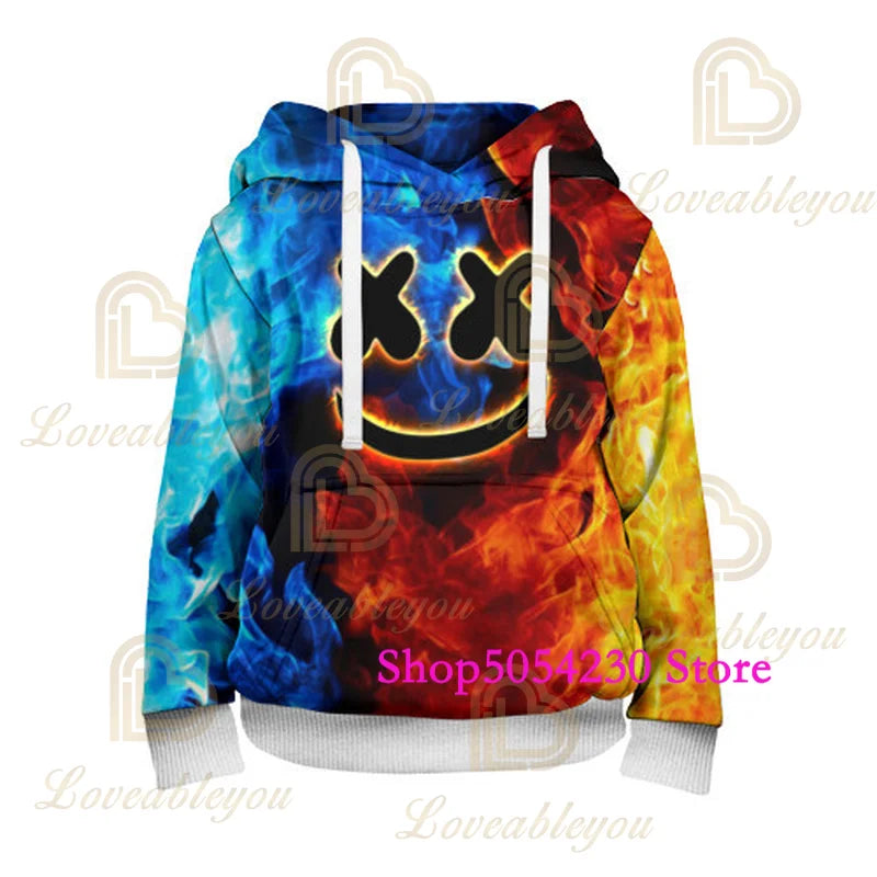 3D-gedruckter Llama Fortnite Hoodie Battle Royale Cartoon-Sweatshirt für Herren und Damen, Game-Hero-Kapuzenpullover für Teenager