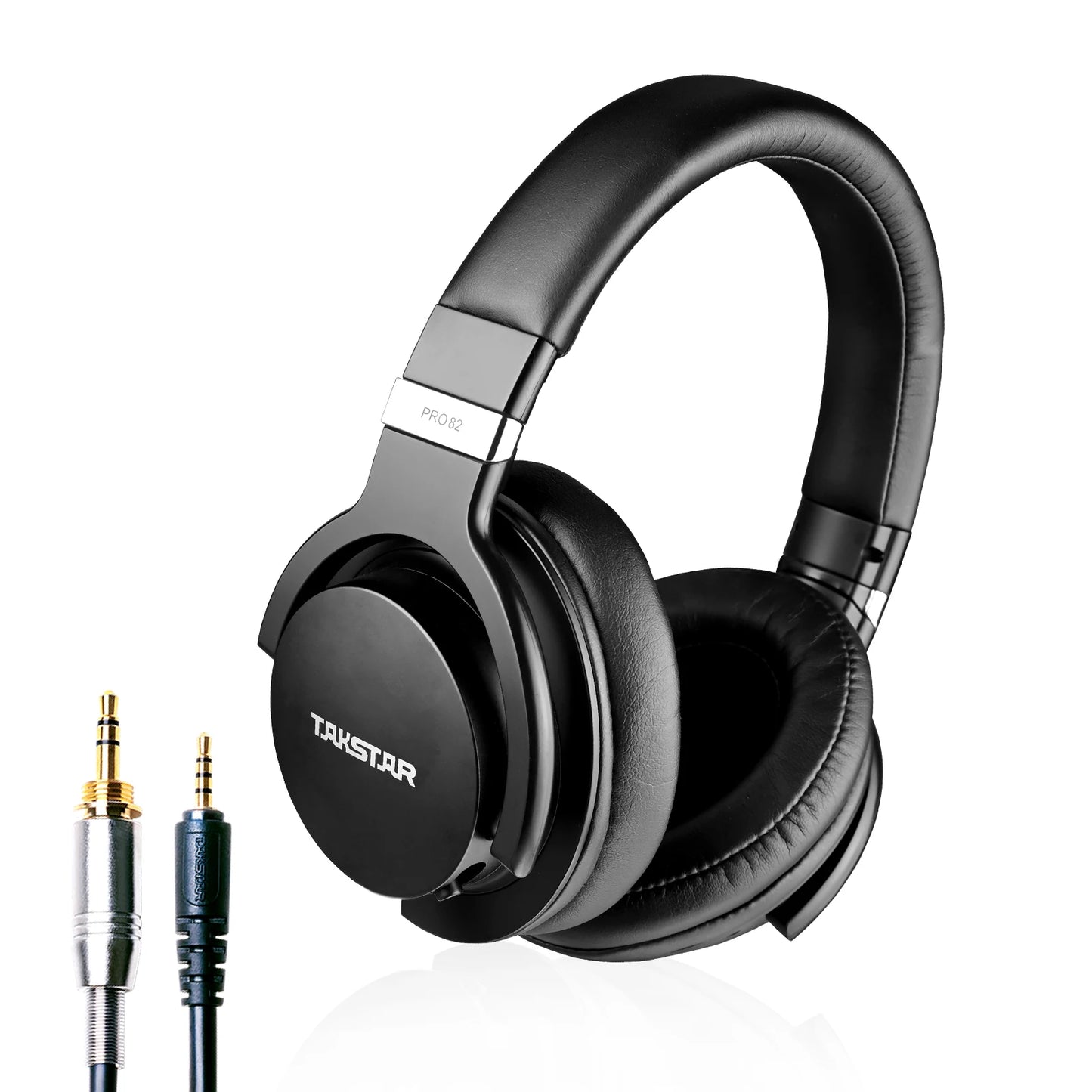 Takstar PRO82 Professional Monitor Headphones – HiFi Stereo Wired Studio Headset for Recording, Gaming & Bass-Adjustable Precision Sound