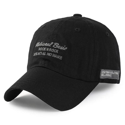 Baseballová čepice Big Head Plus Size, 100 % bavlna, vhodná pro muže i ženy, nastavitelná, čepice typu „dad hat“, nadměrná velikost 58–60 cm, 61–65 cm