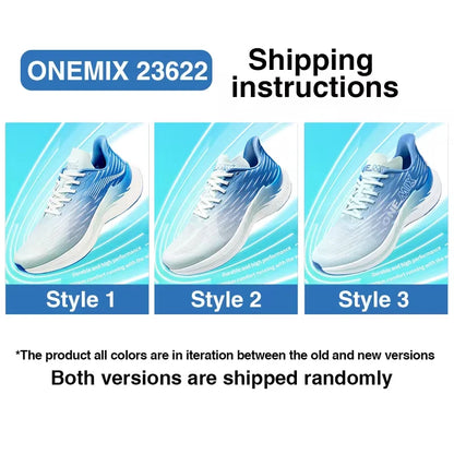 Onemix 2026 Wind Wings atmungsaktive Speed-Laufschuhe für Herren, Marathon-Sportschuhe, lässige Damen-Sportschuhe, leichte Herren-Outdoor-Schuhe fürs Seilspringen