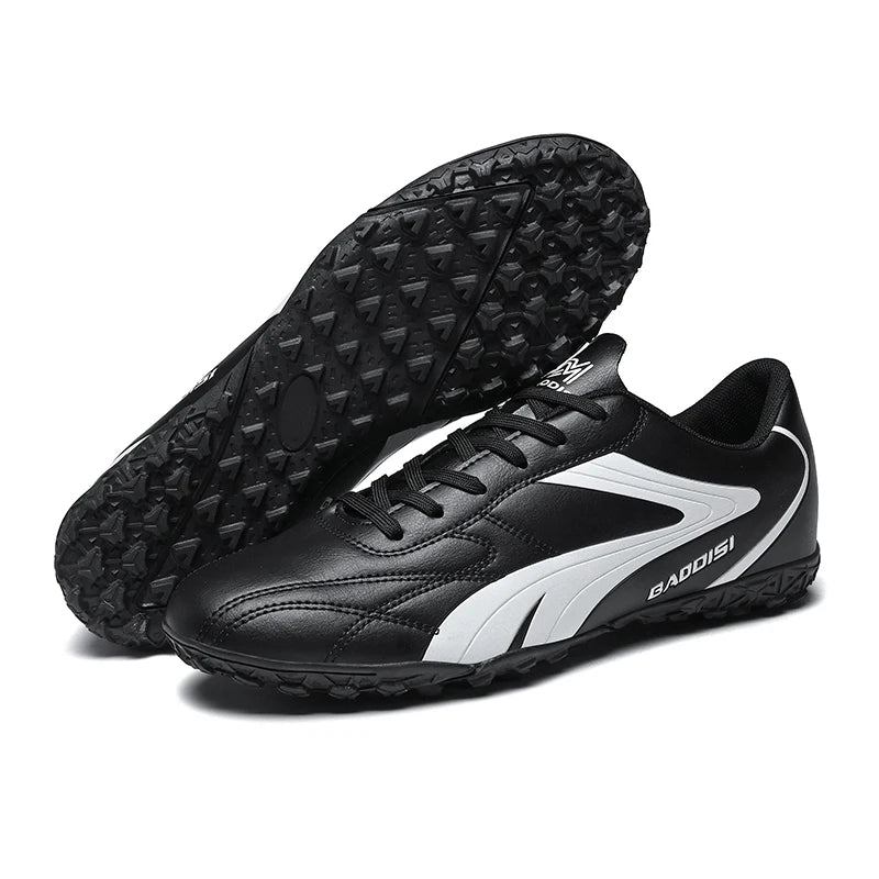 Chaussures de football professionnelles pour hommes – Baskets de football pour adultes – Futsal en salle – Ultralégères – Antidérapantes – Résistantes à l’usure – Bottes de sport