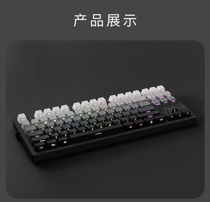 2025 Original Daylight PBT Translucent Keycaps Set – 136 OEM Side-Engraved Keycaps for 60/84/98/108 Mechanical Keyboards, MX Switch Compatible