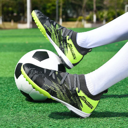 Turf voetbalschoenen Professionele voetbalschoenen voor heren Ademende mesh Jeugdvoetbalschoenen Antislip herensneakers Society Chuteira