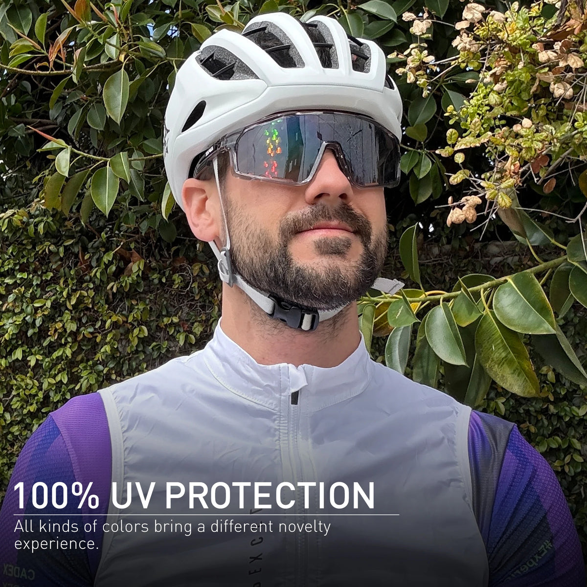 Kapvoe Módní sluneční brýle pro muže – stylové cyklistické brýle, MTB, jízda na skateboardu, UV400, rybářské brýle, pro muže i ženy, cyklistické brýle
