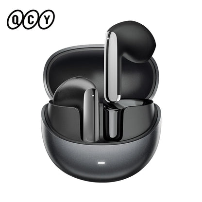 QCY HT10 AilyBuds Pro+ ANC Wireless Earbuds – Hi-Res LDAC Bluetooth 5.3 Earbuds, 6 Mic AI HD Call, Adaptive Noise Cancelling TWS Earphones with Multipoint Connection