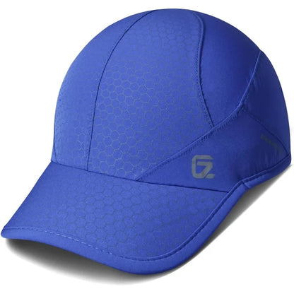 GADIEMKENSD Stretch Running Hat with Soft Brim, Quick Dry Baseball Cap Casual Breathable Adjustable Sun Protection Hats