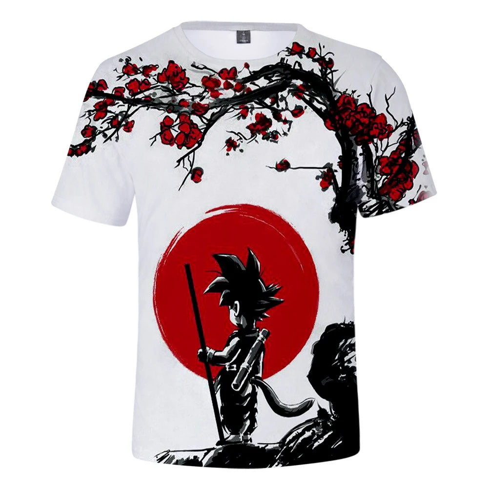 Produit gaming premium Fraquane Dragon Ball Goku Cosplay T Shirts Super Saiyan Boys Kids Clothes Short Sleeve T-shirt White Black Orange Breathable Jersey, nouvelle génération