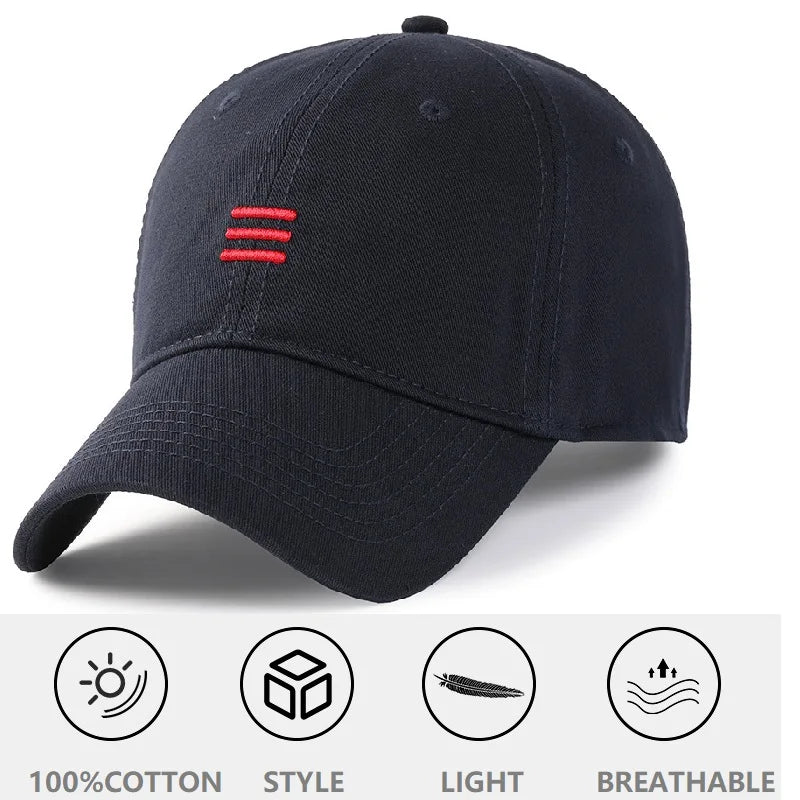 Baseballová čepice Big Head Plus Size, 100 % bavlna, vhodná pro muže i ženy, nastavitelná, čepice typu „dad hat“, nadměrná velikost 58–60 cm, 61–65 cm