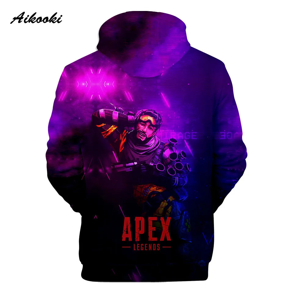 Personality 3D Printed Game Apex Legends Hoodies Sweatshirts Men Women High Quality Hoody Game Long Sleeve Plus Size Hoodies