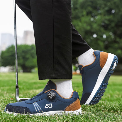 Outdoor Golf shoes, Fashionable New Style Men's and Women's Comfortable Anti-slip Design Hiking shoes, Casual Travel shoes 9