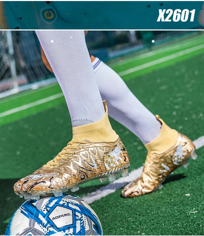 Professionella fotbollsskor för män, halkfria fotbollsskor, unisex, andningsbara, futsal, sport, nya fotbollsskor, dropshipping, ultralätta