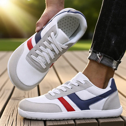 Tenis De Hombre Wide Toe Box Barefoot Shoes Minimalist Breathable Comfortable Outdoor Walking Shoe Sports Casual Blue Shoes 2025