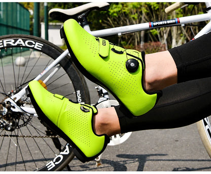 New Unisex Pedal Cycling Shoes, Flat Shoes Suitable for Mountain Sports, Pedal Self-Locking Cycling Shoes, Breathable Cycling Shoes