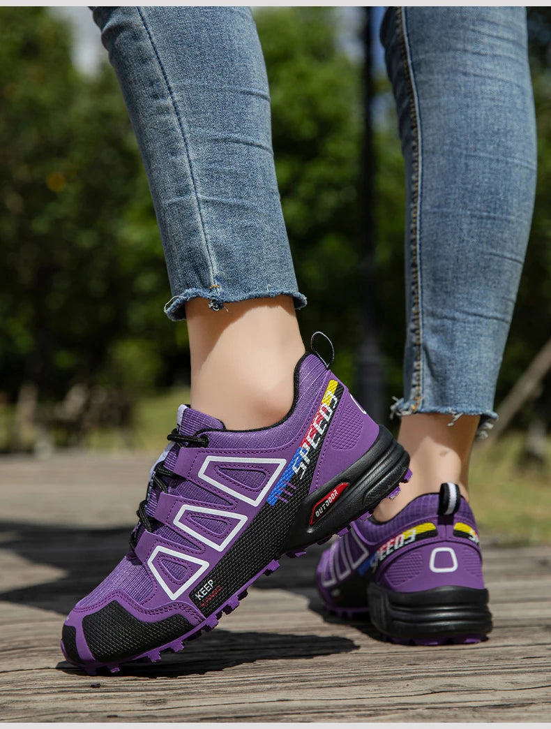 Chaussures de randonnée pour homme, chaussures de sport outdoor, chaussures de randonnée à lacets, chaussures de randonnée et de sport pour femme, chaussures de sport tactiques antidérapantes pour la chasse