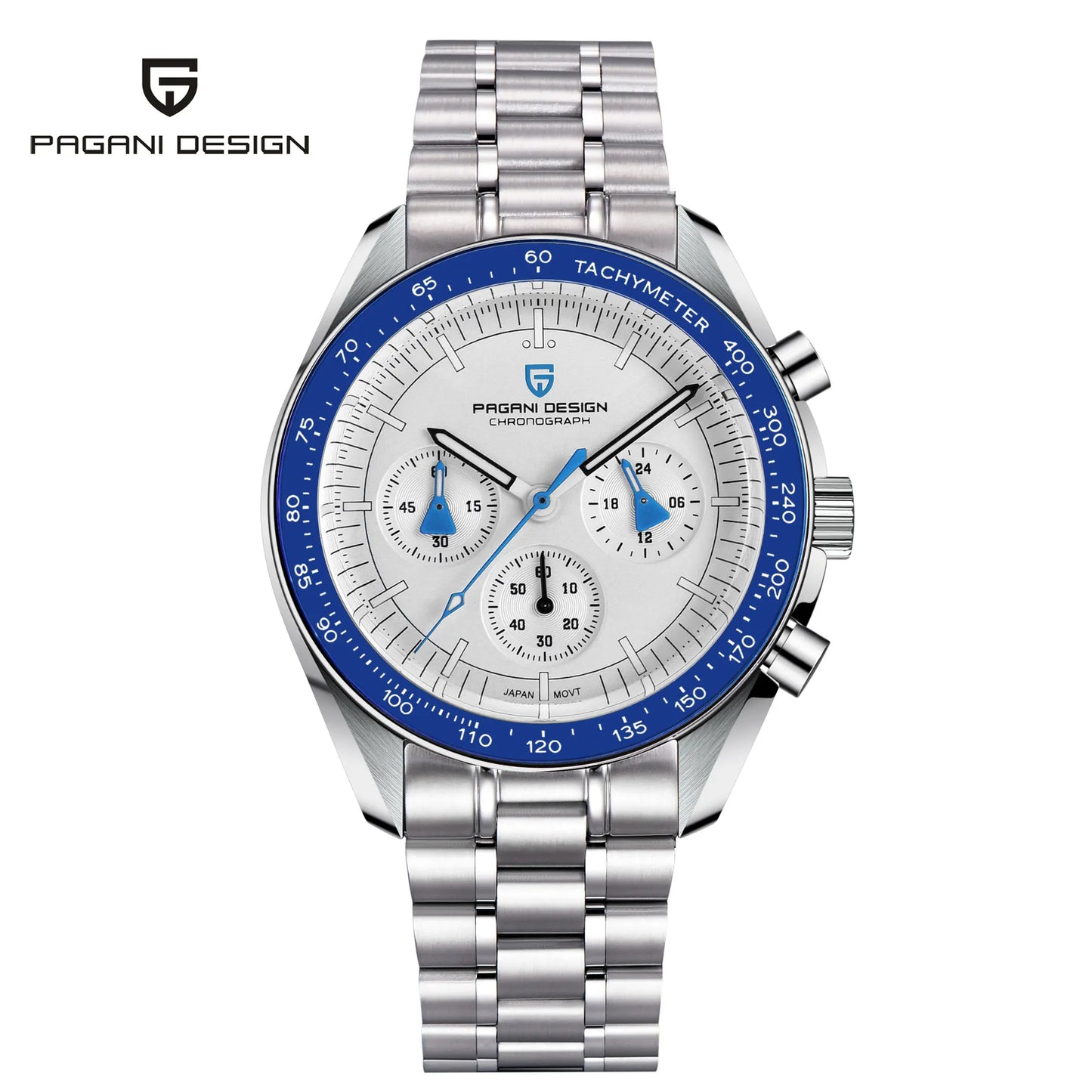 2026 New PAGANI DESIGN Mens Watches Panda Moon Watch Luxury Quartz Watch For Men Automatic Date Sport Chronograph Wristwatch Men