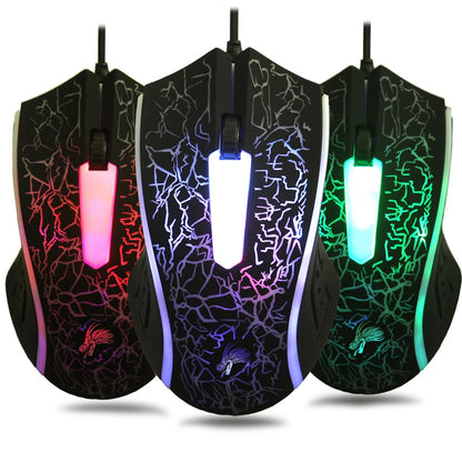 USB Wired Mouse Mouse Gamer LED Computer Gaming Mouse Colorful Professional Ultra-precise Game For Dota 2 For LOL Gamer 2400 DPI