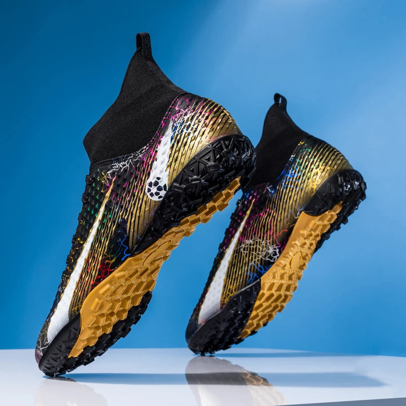 Chaussures de football pour hommes, chaussures de foot pour enfants, crampons de football professionnels pour femmes, chaussures antidérapantes TF/FG, chaussures de sport d'extérieur pour le football