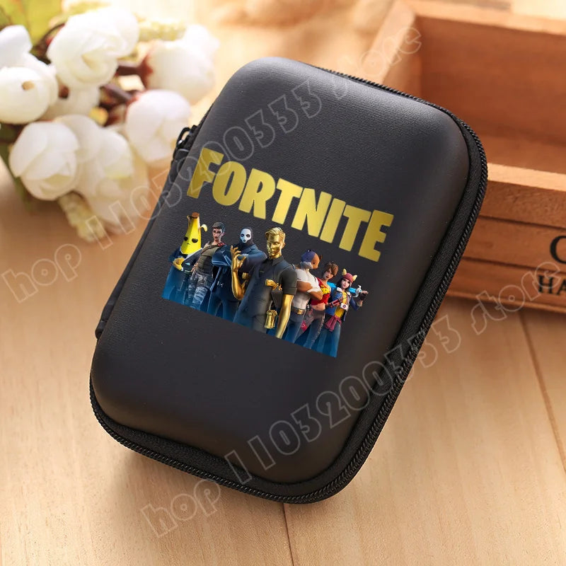 Nova Bolsa de Arrumação Fortnite Multifuncional para Cabos de Dados, Carregadores e Auriculares, Bolsa Protetora de Viagem, Presente de Aniversário para Crianças
