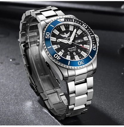 Yelang V1217 42mm Japan Eco-Drive Solar Watch Men's Watch 300M Diver Watch 30ATM Professional Waterproof Sapphire Luminous