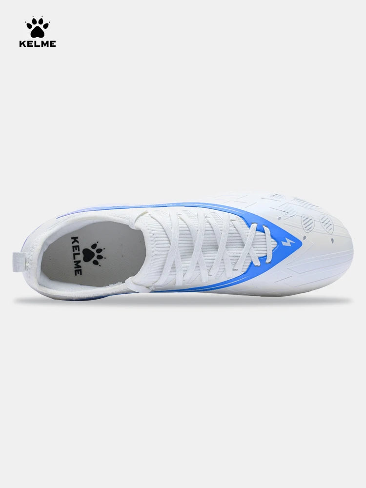 Chaussures de football Kelme pour homme Glimpse Mg : chaussures de football pour adulte, à crampons courts, pour match et entraînement professionnel, adaptées au gazon artificiel