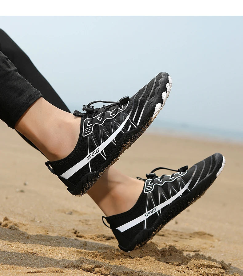 Wasserschuhe, Barfuß-Strand-Sportschuhe, hochwertige rutschfeste Schwimmschuhe, Fünf-Finger-Freizeit-Sportschuhe, Unisex