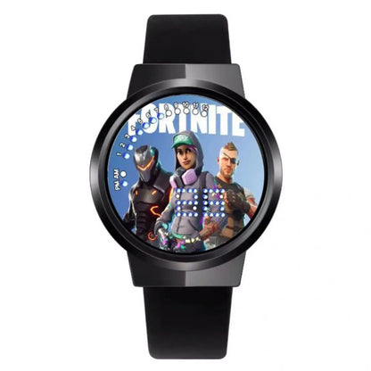 Fortnite Watch Cute Fashion Cartoon Personalized Kawaii Touch Night Light LED Student Electronic Watch Gift for Friends