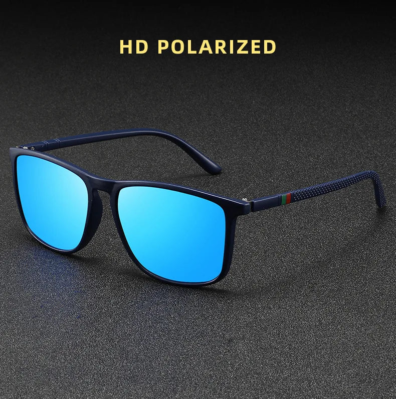 New Luxury Brand Polarized Sunglasses Men Square Frame Classic Women Glasses Driving Fishing Eyewear Gafas De Sol Hombre