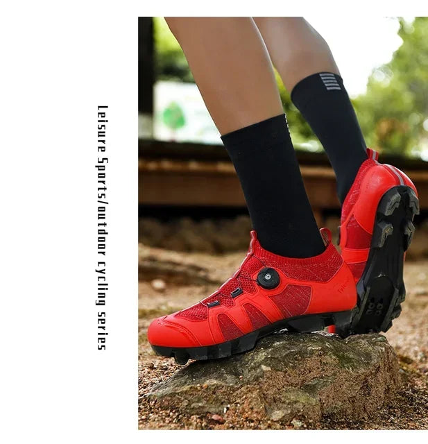 Professional Men's Road Cycling Shoes Breathable Women's MTB Bike Shoes Racing Speed Sneakers Mountain Bicycle Footwear for Shimano