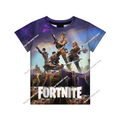 2025 3D New Children's Anime Fortnite Printed Sweater Series Pullover Generation Trend Brand Hoodie Gift