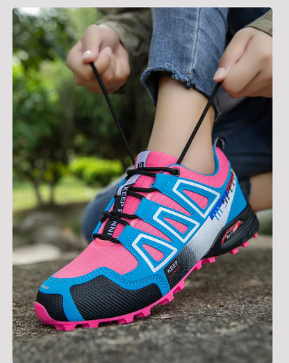 Women's Hiking Shoes Waterproof Outdoor Sports Shoes Women's Walking Travel Sports Shoes Bicycle Sports Shoes Running Shoes