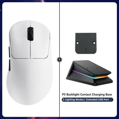 Mouse da gaming wireless Rapoo VT3S /VT3S MAX GEN-2, polling rate wireless True 8K, ultraleggero 49g, autonomia fino a 750Hr