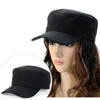 Casquette de baseball tactique militaire unisexe « Spring Solid » pour le sport en plein air, avec fermeture à pression, pour hommes et femmes, style marin