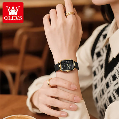 OLEVS 7089 Watch For Women Top Brand Calendar Quartz Woman Watch Waterproof Luminous Simple Fashion Elegant Ladies Hand Clock
