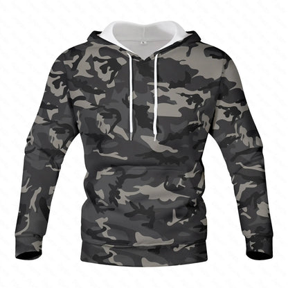 Camouflage Hoodies Men 2023 Spring Mens Military Hooded Sweatshirts Hoodie Male Street Hoody Army Green Sweatshirt Hip Hop S-4XL, produit gaming premium Fraquane