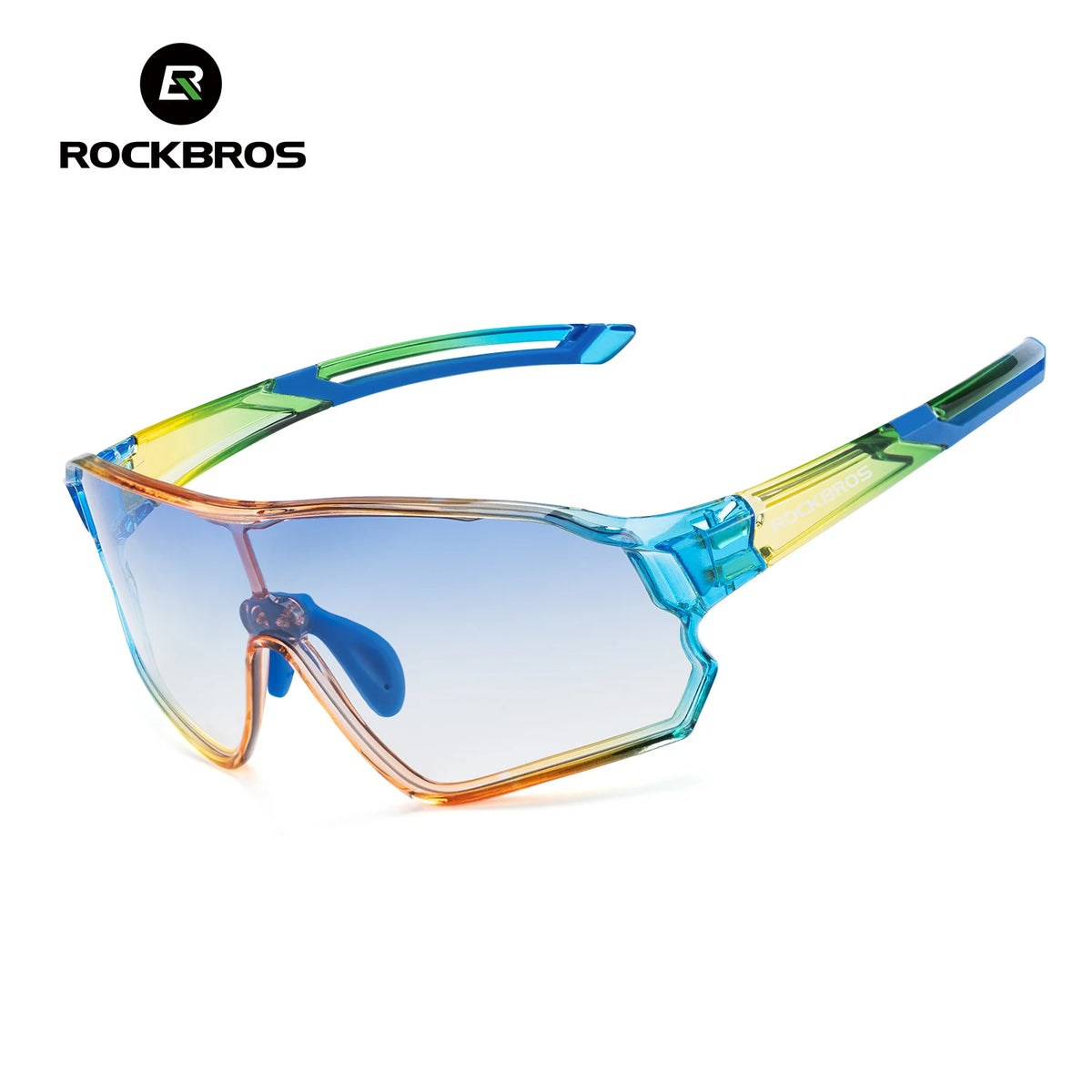 ROCKBROS Dětské polarizované fotochromatické cyklistické brýle s ochranou UV400, sluneční brýle pro outdoorové sporty, dětské brýle na horská kola (MTB)