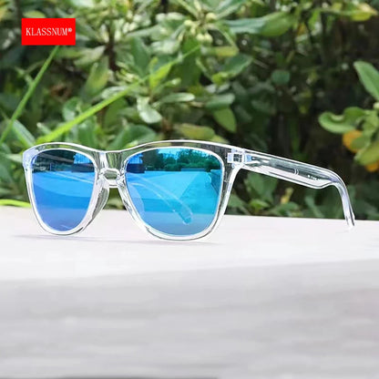 KLASSNUM Pánské sluneční brýle s UV ochranou, povrchově upravené čočky, vhodné pro řízení, rybaření, ochrana UV 400, outdoorové sporty, nové