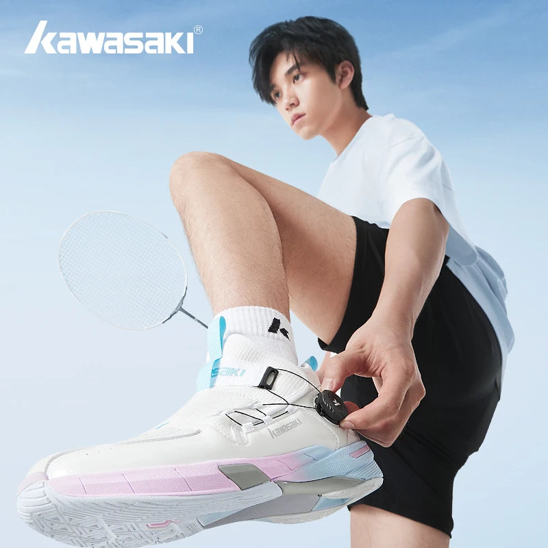 Kawasaki King Series 2.0 Professionelle Badmintonschuhe für Damen und Herren, verdrehsicher, Sportschuhe, Original-Tennisschuhe für Herren, Sneaker A3311