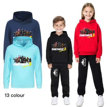 Fortnite Hoodie Kids Baby Cartoon Clothing Unisex Boys Long Sleeve Hooded Sweatshirts Youth Girls Casual Coats1007