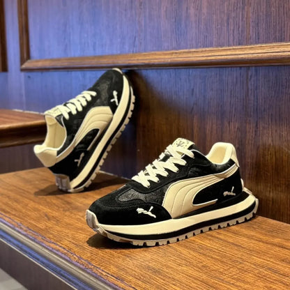 Freizeitschuhe, Herrensportschuhe, Sommer-Freizeitschuhe, Herrenschuhe mit dicker Sohle, weich und bequem, rutschfest, Outdoor-Modeschuhe