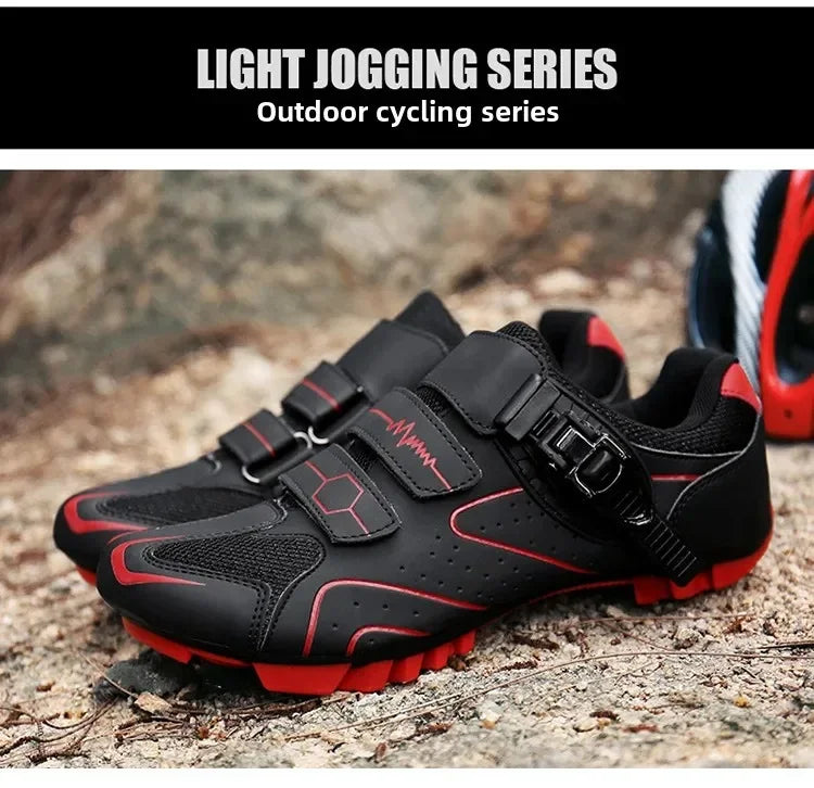 Unisex fietsschoenen met harde zool – 4-seizoenen racefietsschoenen met klikpedalen voor MTB en buitensporten