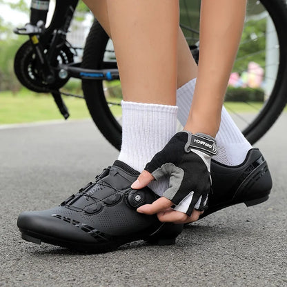 Men's Mountain Bike Shoes MTB, Breathable, Non-Slip, High Hardness, Suitable For Outdoor Road Racing, Mountain Off-Road Riding 37-46