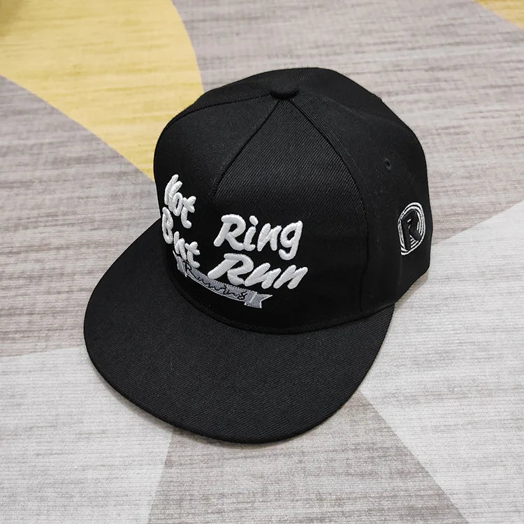 Boné de basebol unissexo com letras bordadas, estilo verão, marca tendência, ajuste traseiro, chapéu hip hop outdoor ajustável para homem e mulher, casual