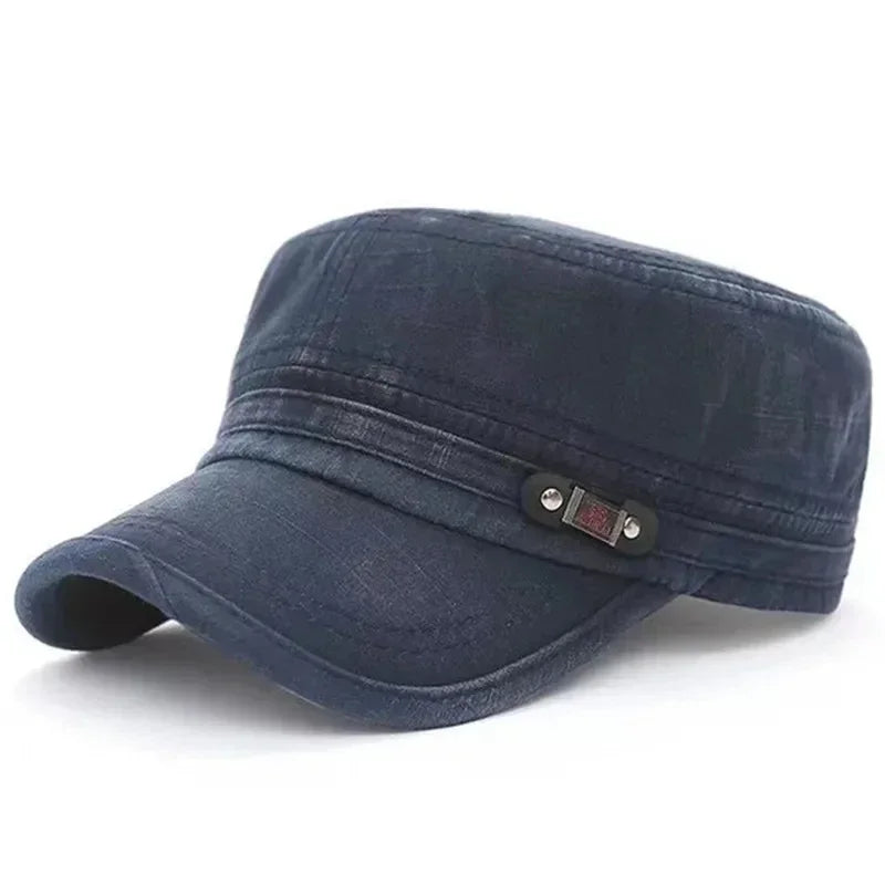 1pc Spring and Autumn Flat Top for Men and Women Soft Top Baseball Caps with FS Label, Outdoor Fishing Sunshade,Daily Use