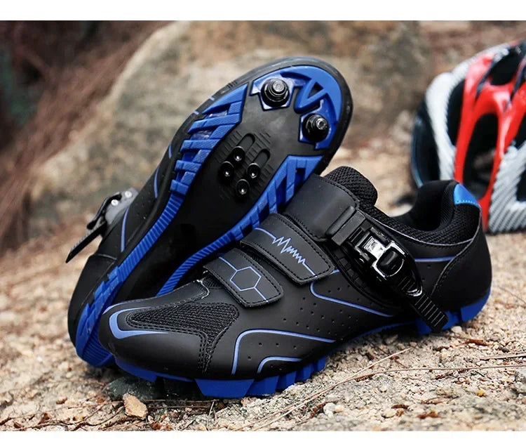Unisex fietsschoenen met harde zool – 4-seizoenen racefietsschoenen met klikpedalen voor MTB en buitensporten