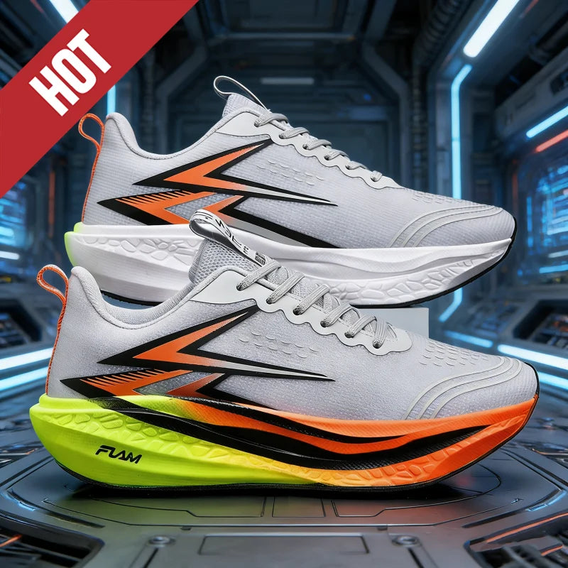 Running Shoes Carbon Board Speciality Marathon Men Sports Breathable Lightweight Women's Comfortable Athletic Nonskid Sneakers