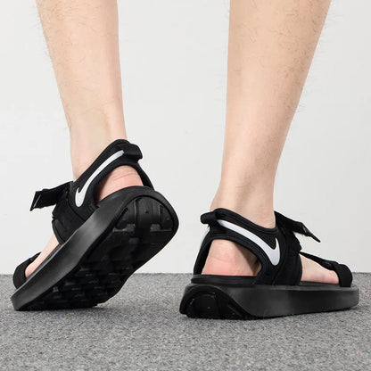 Nike 2026 New Men Sandals Soft Comfort Quick Dry Non-slip Casual Summer Beach Outdoor Sandals DJ6605-001