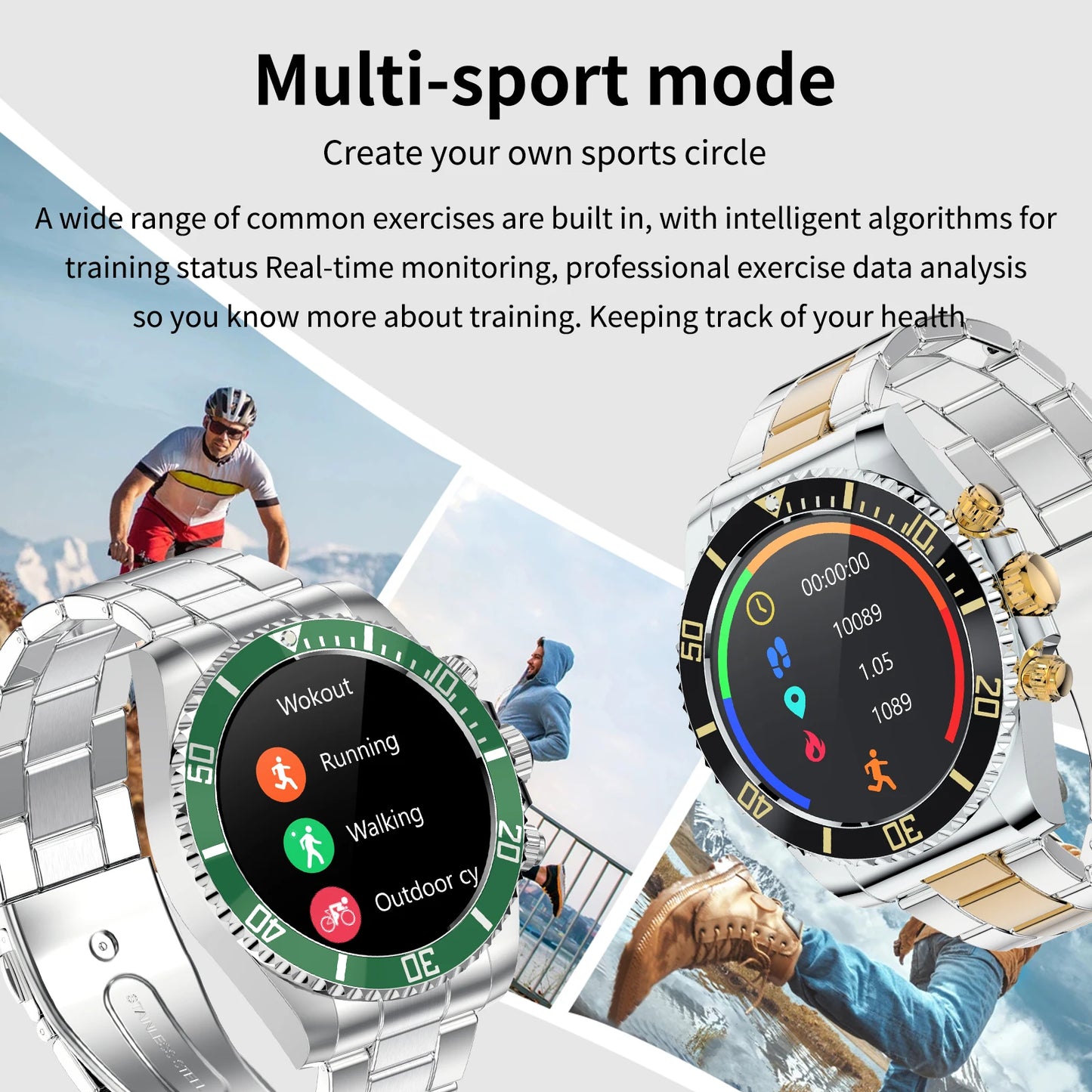 Aiweile AW12 New Style Luxury Smart Watch Dials Answer Call For Men Waterproof Sport Digital Business Watch For Gift