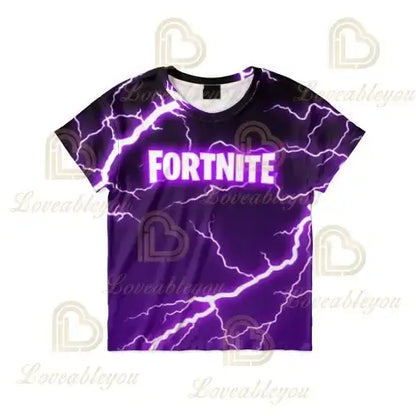 Cartoon Fortnite New Summer Children T Shirt 3D Printed Boys Girls Streetwear Adults Kids Clothes Funny Tee O-Neck Tops