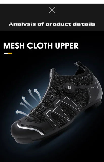 Professional Men's Road Cycling Shoes Breathable Women's MTB Bike Shoes Racing Speed Sneakers Mountain Bicycle Footwear for Shimano