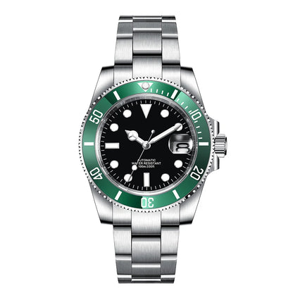 Customized Logo Reloj Men's Mechanical Automatic Wristwatch NH35 Movement 40mm Dial 100M Waterproof Sapphire Glass DIY Corgeut